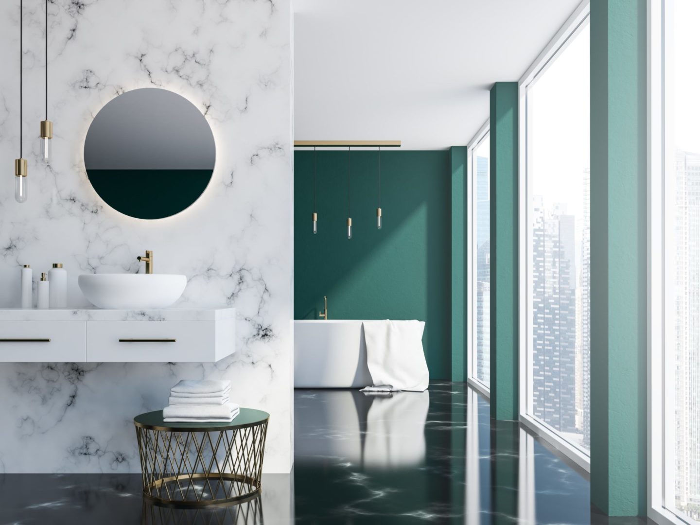 Green-colour-pop-bathroom